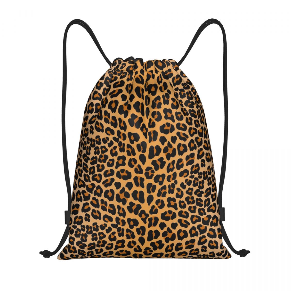 Women'S Yoga Bags - Рюкзак с леопардовым принтом на шнурке,