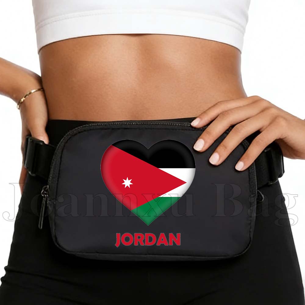 Women Bags Jordan - Многофункциональная поясная сумка Jordan Heart Flag