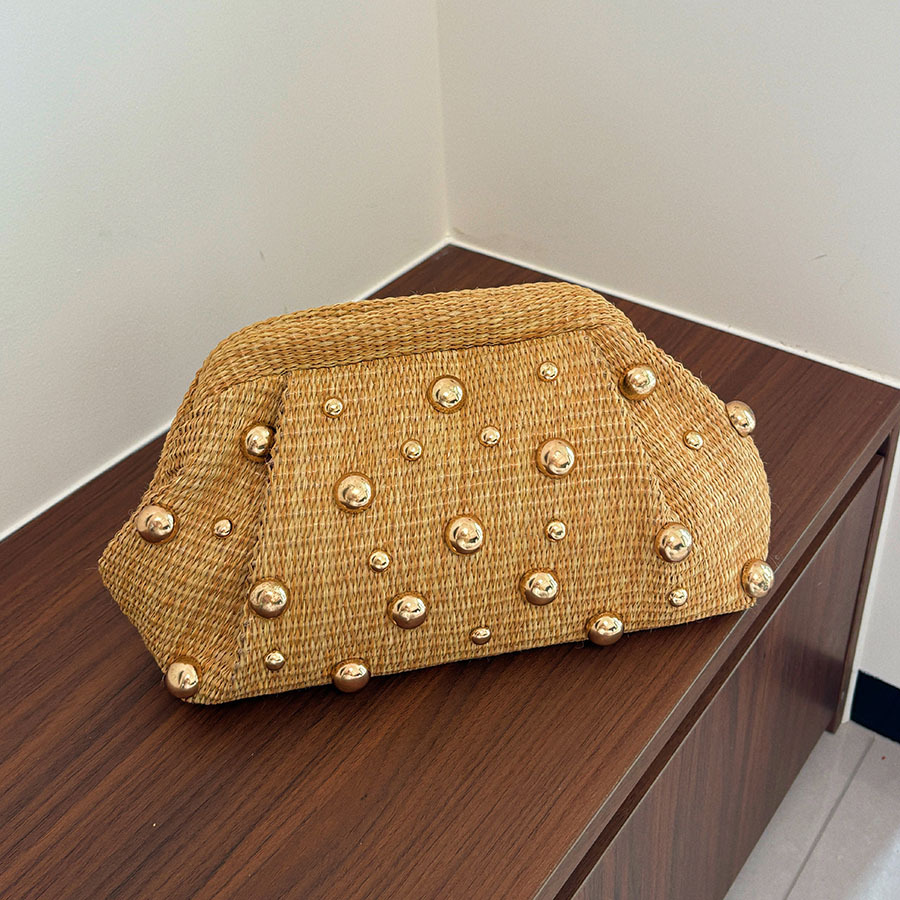 Women'S Bags Holiday - Сумка-клатч из соломки во французском стиле,