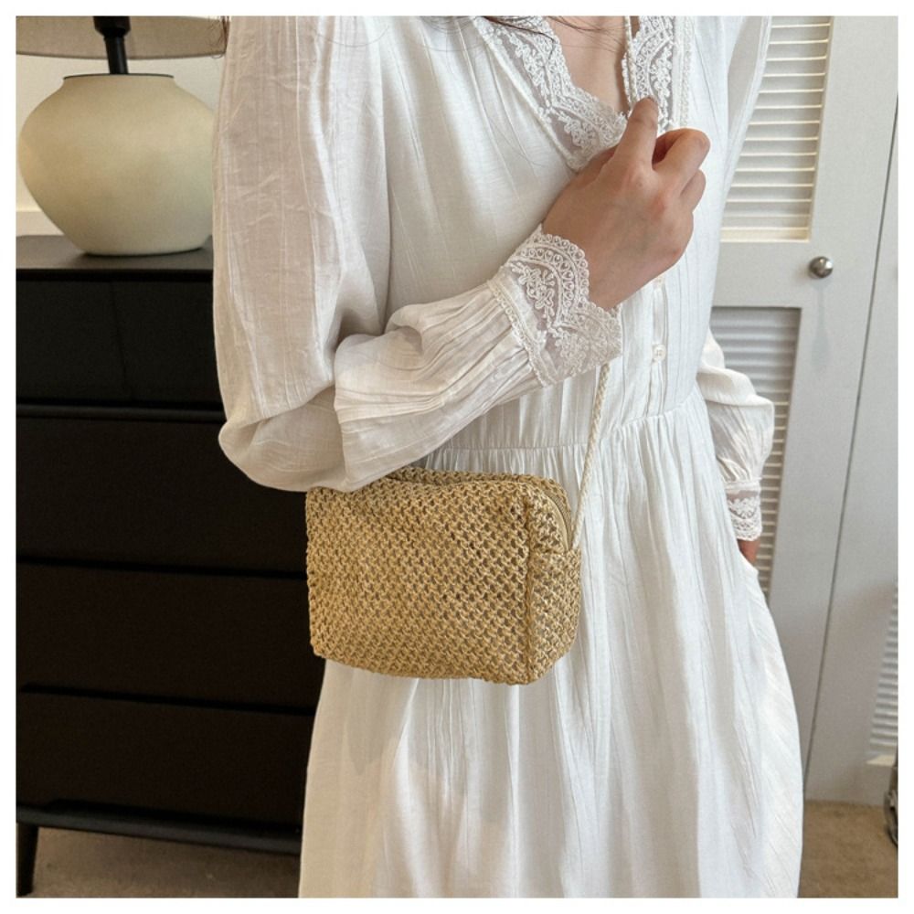 Women'S Bags Holiday - Модная женская летняя плетеная Сумка через