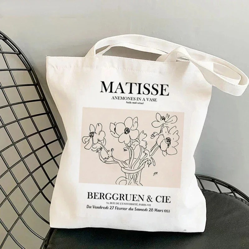 Women'S Yoga Bags - Художественная холщовая сумка-тоут Matisse The Pink