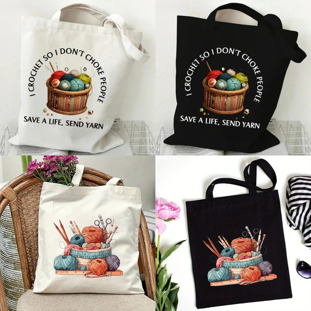 Women'S Yoga Bags - Классическая вязаная сумка из шерстяного шара