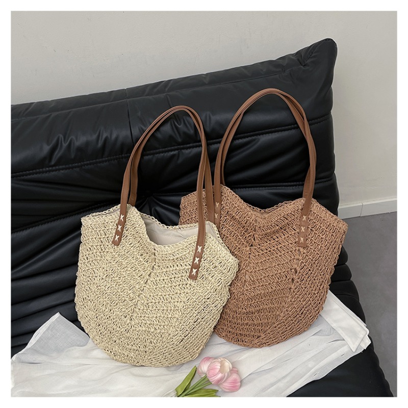 Women Bags Popular Brands - Элегантная кожаная сумка-тоут от люксового бренда: