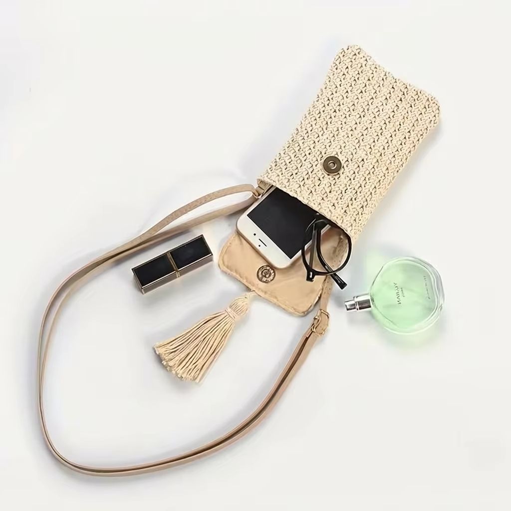 Women'S Bags Holiday - Сумка-кроссбоди из соломки для женщин, мини-сумка