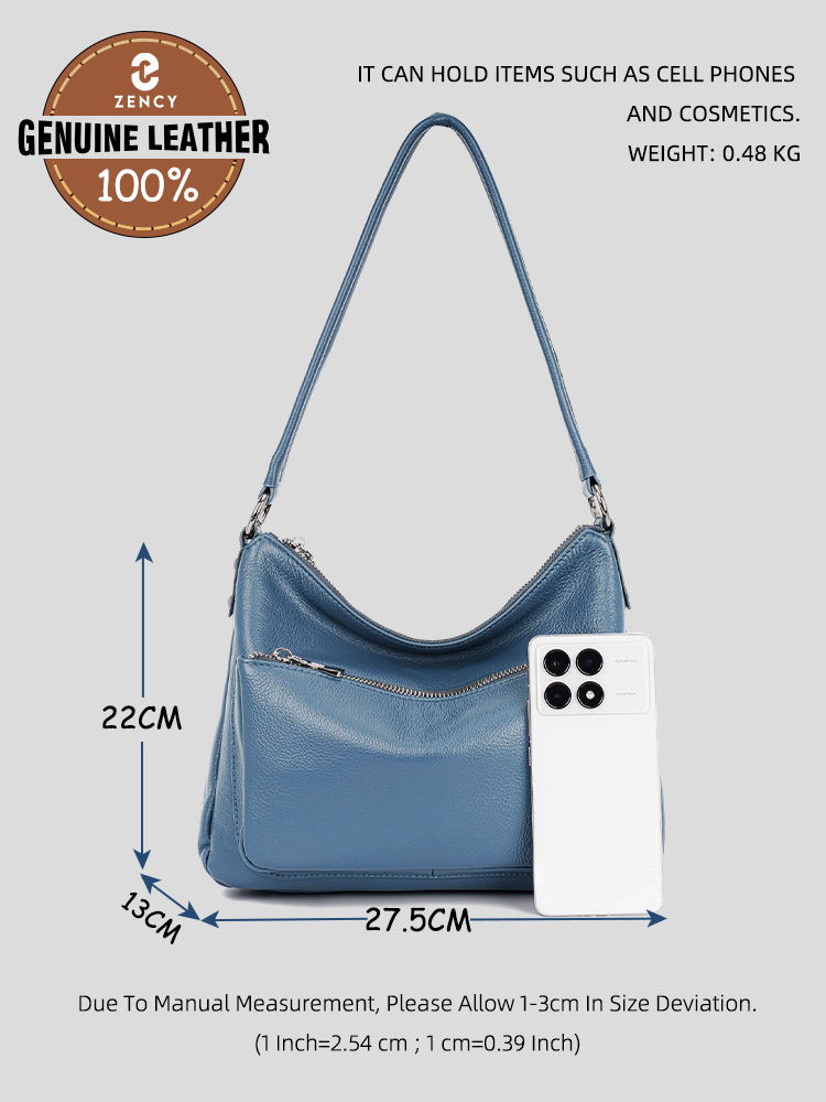 Женская сумка Zency из воловье – обзор и цена Women Bags Grey
