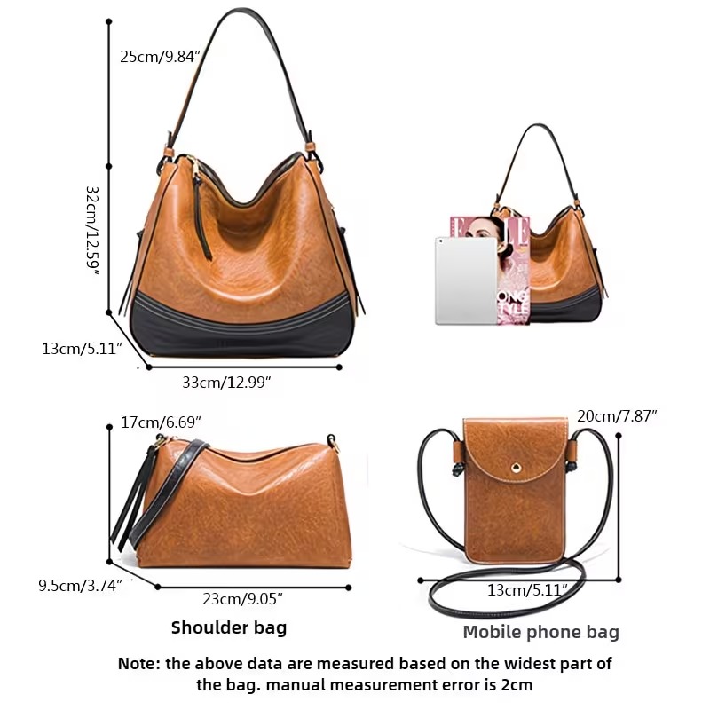 Набор женских сумок - комплект – обзор и цена Women Bags Crossbody