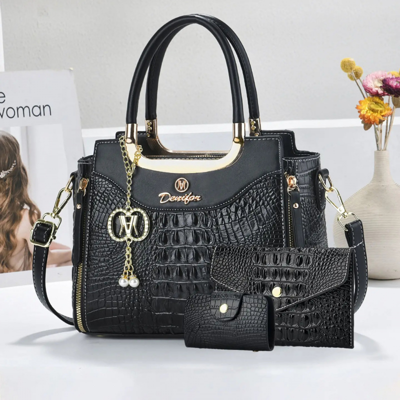 Женский набор сумок с текстуро – обзор и цена Women Bags Crossbody
