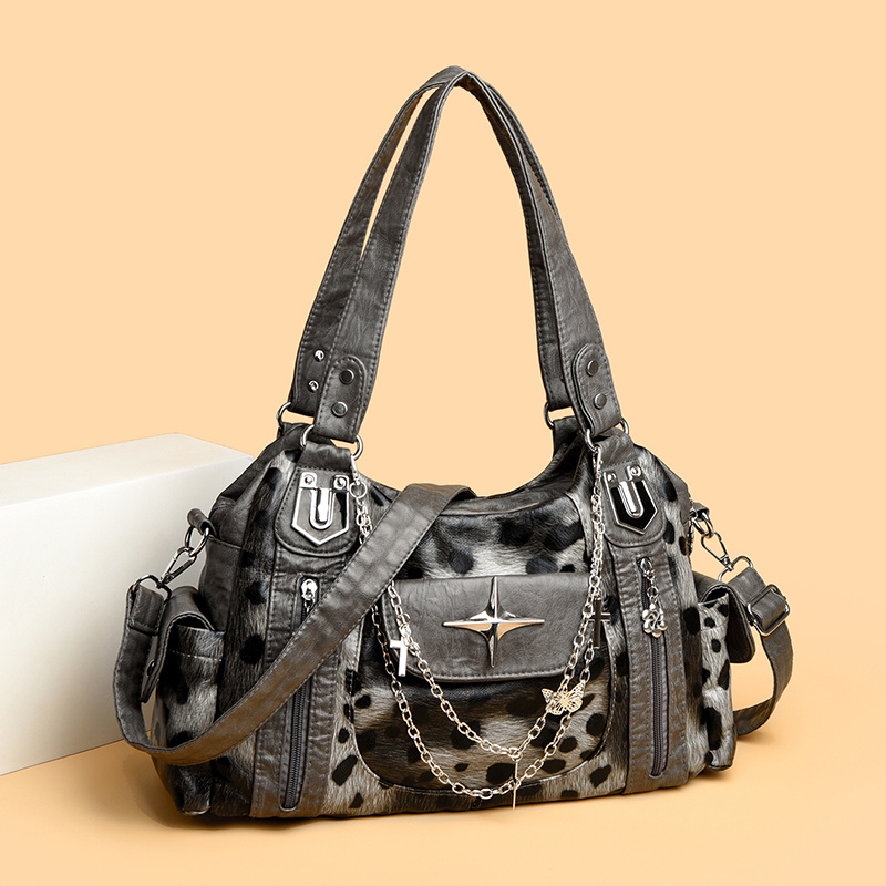 Сумка-тоут с серым леопардовым – обзор и цена Women Bags Grey